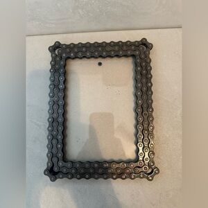 Bicycle/Motorcycle Chain Picture Frame 4" X 6" Photo - Real Bike Chain Solid